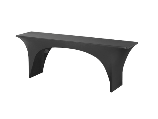 Biertischhusse stretch 50er Tisch schwarz