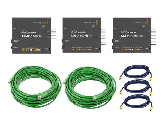 Videosplitterset HD auf SDI und 2x SID auf HD