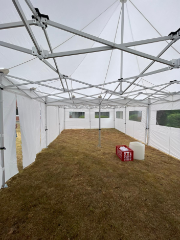 Faltzelt  10 x 10m VL