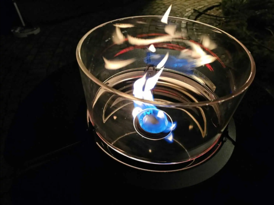 LED Flame Feuerstelle Gas 