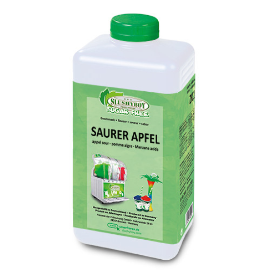 Slush-Konzentrat Saurer Apfel  Zuckerfrei  