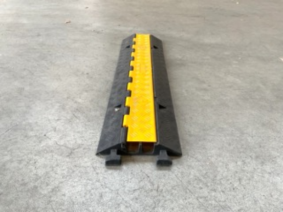 Kabel-/Schlauchbrücke Gelb/schwarz