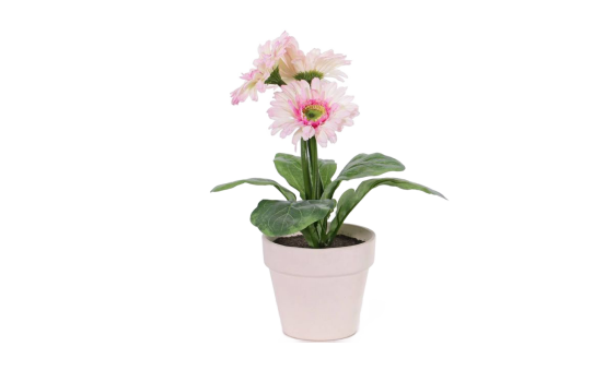 Gerbera-Kunstblumen Pink 6er Set