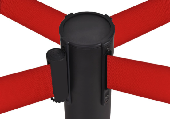 1x Leitsystem mit Zugband Schwarz