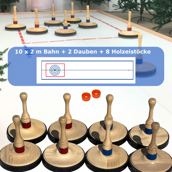 Mobile Eisstockbahn 