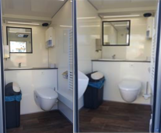 Toilettenwagen 1x1 Autark Basic