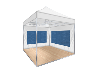 Seitenwand 6 m mit Fenster