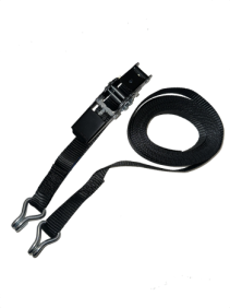 Spanngurt schwarz mit Haken