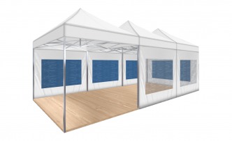 stabiles Faltzelt 3 x 9 m