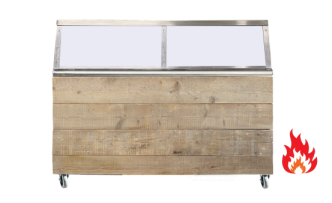 Wood Ausgabetheke warm 