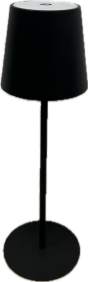 LED Tischlampe Schwarz Akku