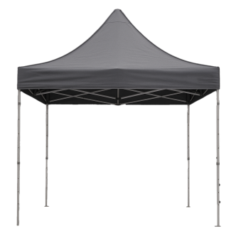 Faltzelt 3 x 3 m heavy Grau