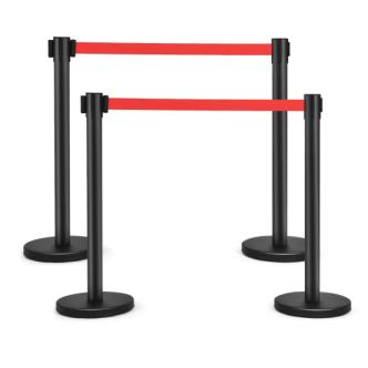 1x Leitsystem mit Zugband Schwarz