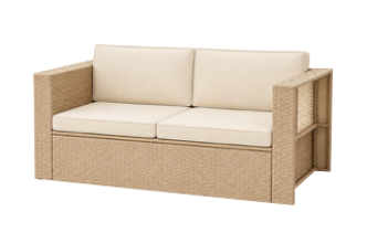 Rattan Couch