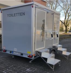 Toilettenwagen 1x1 Autark Basic